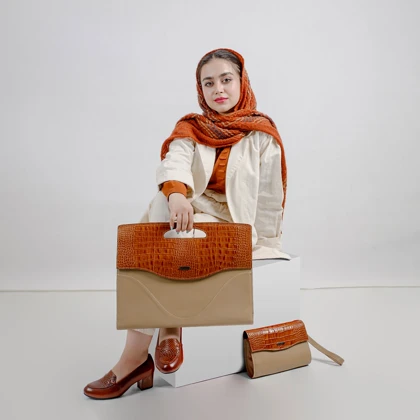 کیف اداری چرم یلسان مدل ویلیام کد 112-GC