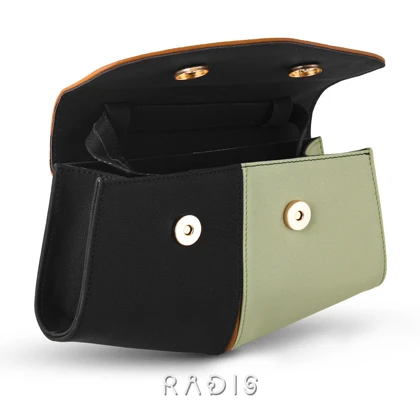 کیف دوشی زنانه چرم رادیس مدل HILDA کد 068-M.MC