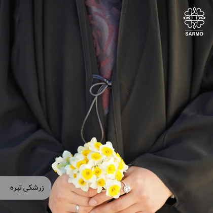 روسری ژاکارد رونا گل رز