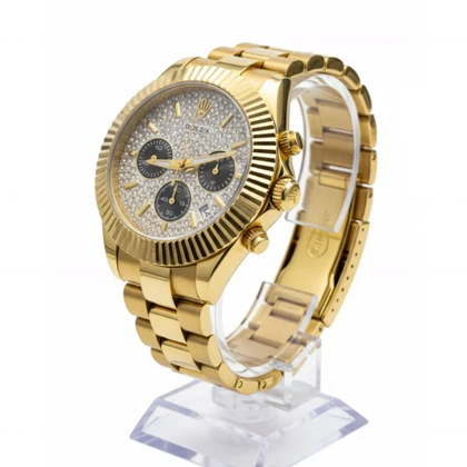 ساعت طرح رولکس صفحه نگین