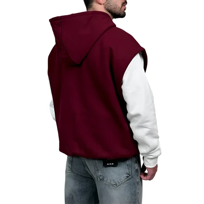 هودی وست سه نخ جگری طرح ساده