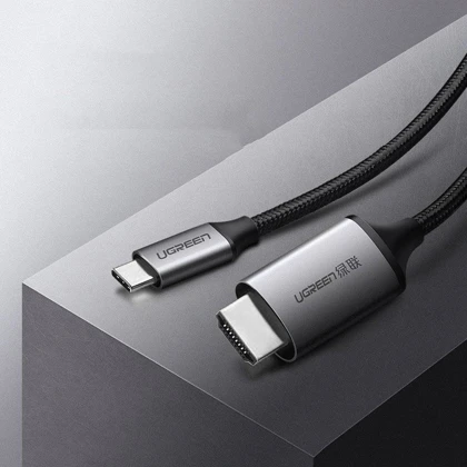 کابل تبدیل تایپ‌سی به HDMI یک و نیم متری یوگرین ugreen MM142 50570