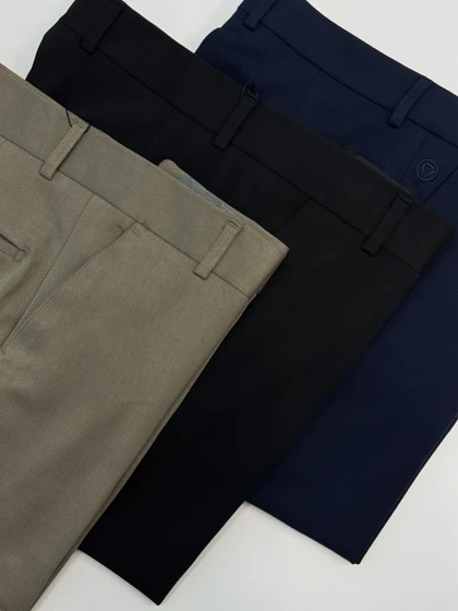 شلوار پارچه‌ای مردانه _ پارچه جکوار دوبرکش قواره کلاسیک