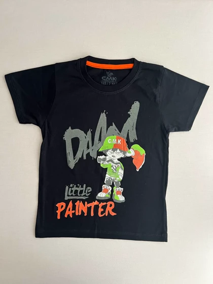 تیشرت پسرانه طرح پسرک نقاش20023