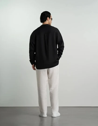 آستین بلند مدال اورسایز دمپا چاک