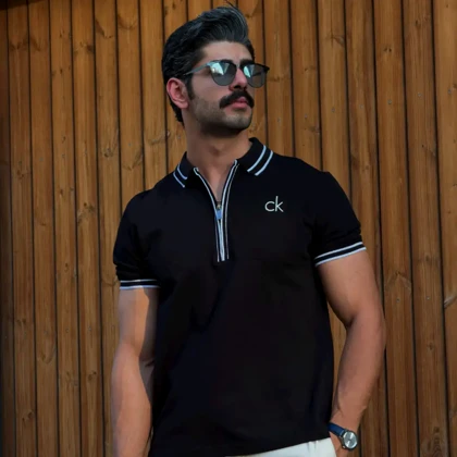 پولوشرت کلوین کلاین Calvin Klein مشکی 353