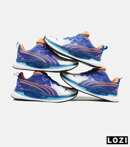 کفش کتانی ورزشی آبی سفید مردانه و زنانه PUMA مدل 4616