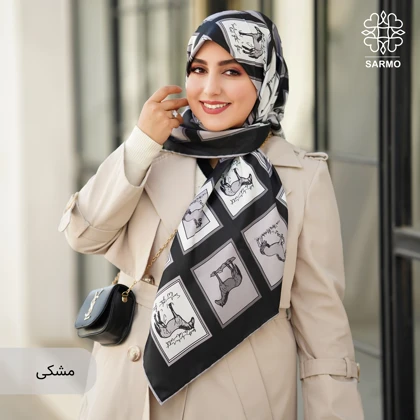 روسری ابریشم توییل هورس