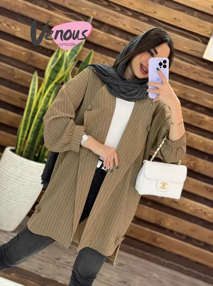 مانتو کتی یقه برگردون