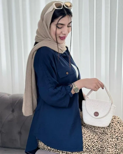 مانتو آستین گت دار