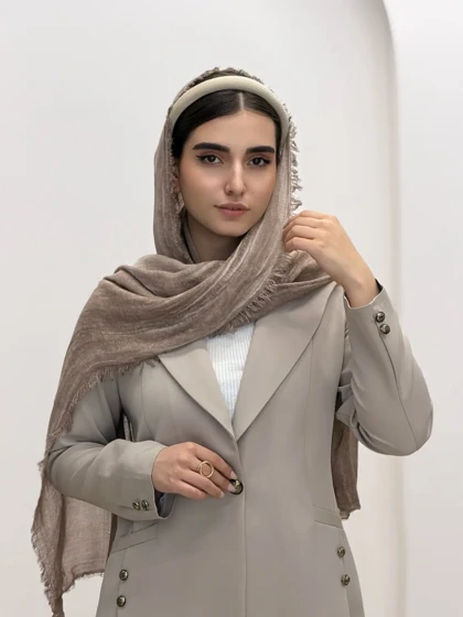 6889-شال کنفی لالیک