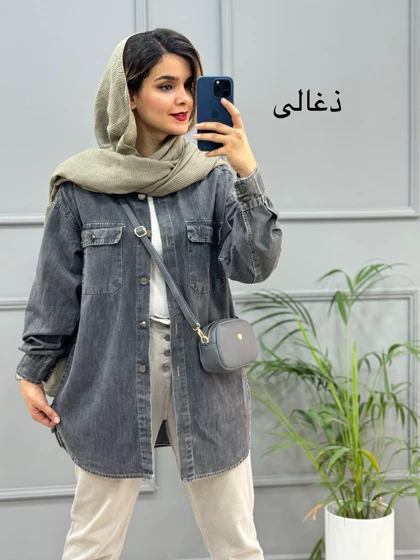 مانتو جین ساتین