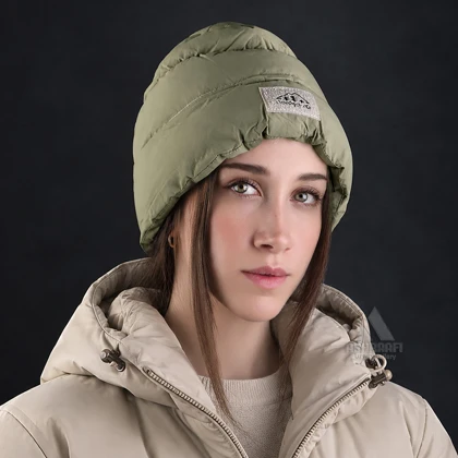 کلاه پافر Puffer Beanie Hat HA209