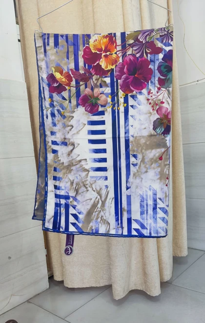 روسری زنانه مجلسی ساتن