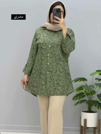 شومیز مانتویی گیسو