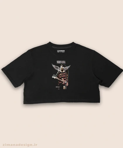 کراپ زنانه طرح نیروانا کد 982