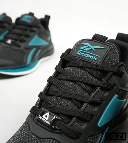 کفش کتانی ورزشی ریباک مشکی آبی Reebok Fusium Run مدل 4706