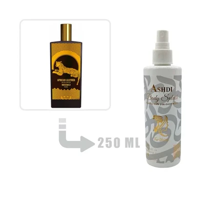 بادی اسپلش عطر ادکلن ممو پاریس آفریکن لدر مردانه و زنانه 250 میل Memo Paris African Leather 250ml