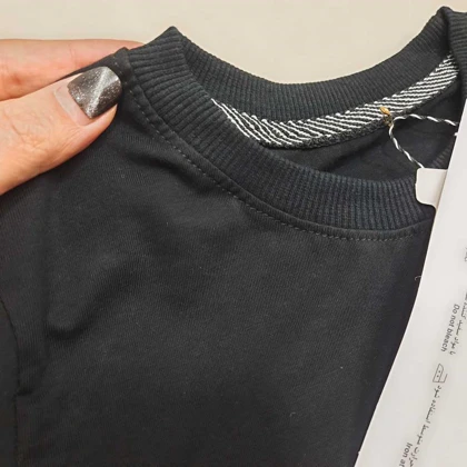 تیشرت شلوارک طرح بابونه دخترانه