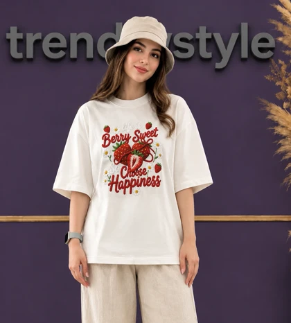 باکسی سوپر لش آستین سه ربع زنانه طرح girl - پنبه لاکرا - فری سایز 36 تا 52 | تیشرت باکسی سوپر لش آستین سه ربع زنانه طرح girl - پنبه لاکرا - فری سایز 36 تا 52 کد 1105