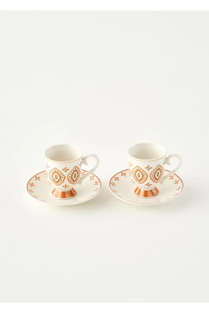 فنجان قهوه Bella Maison مدل Fiona New Bone - چندرنگ