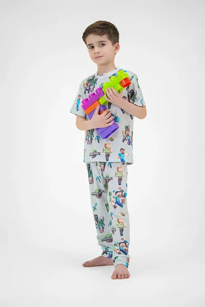 ست آستین کوتاه و شلوار بهاری