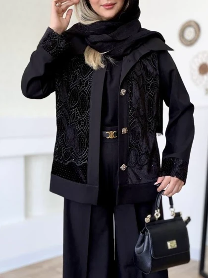مانتو زنانه مدل نگین(ارسال فوری)
