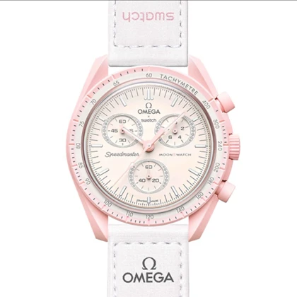 ساعت امگا سواچ ونوس صورتی Omega Swatch to Venus