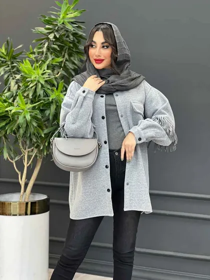 پالتو دو جیب پشت ریش