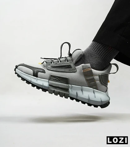 کفش کتانی طوسی ریباک Reebok Zig Kinetica 2.5 Edge