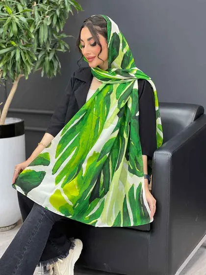 شال طرح برگ انجیری