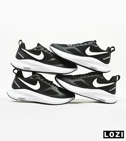 کفش کتانی بزرگ پا مشکی سفید Nike guide 10