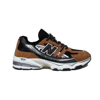 کتانی اسپرت مردانه مدل نیوبالانس 758 New balance رنگ قهوه‌ای مشکی کد 51414