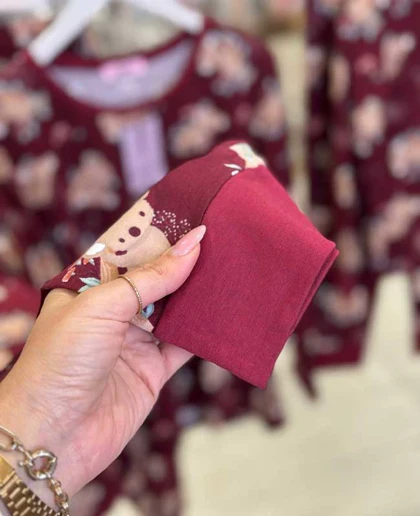 بلوز شلوار نرمال سکسن کد41141-A