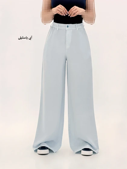 6858-شلوار بگ سیلک رویال