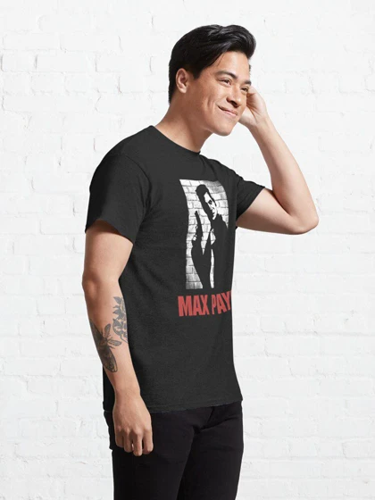 تیشرت کلاسیک طرح مکس پین | Max Payne Classic T-Shirt کد 252332