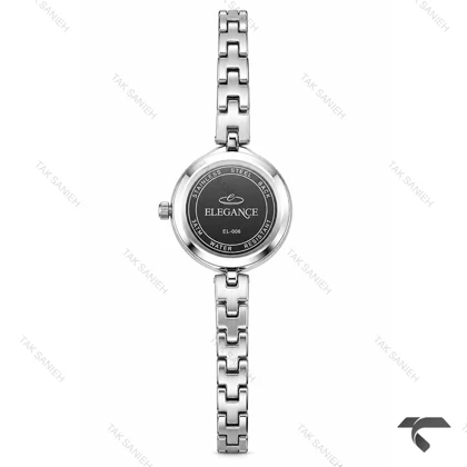 ساعت مچی زنانه الگانس رفرنس EL007 نقره ای صفحه سبز Elegance-11485-L