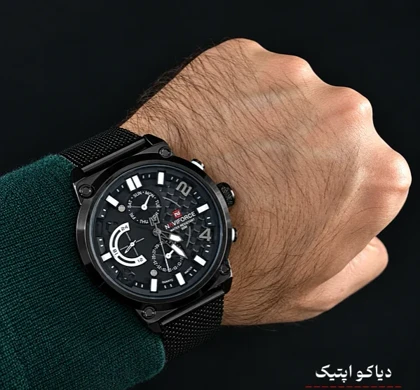 ساعت مچی اورجینال مردانه برند نیوی فورس مدل NF9068 بند حصیری