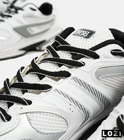 کفش کتانی مردانه سفید طوسی DIESEL S-SERENDIPITY SPORT مدل 5382