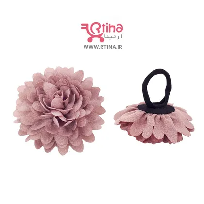 کش مو گل‌دار پارچه ای (زنانه و دخترانه )