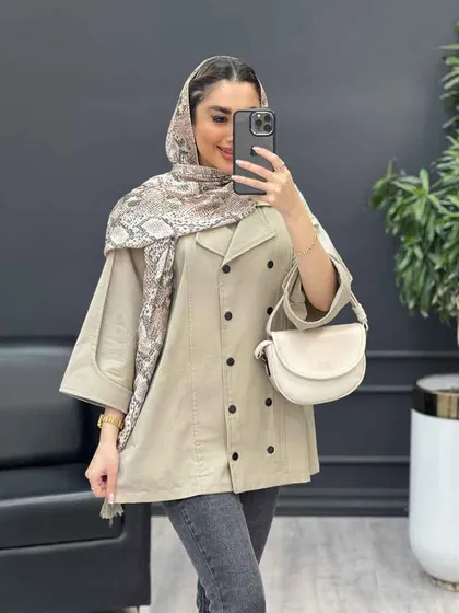 مانتو لینن ده دکمه