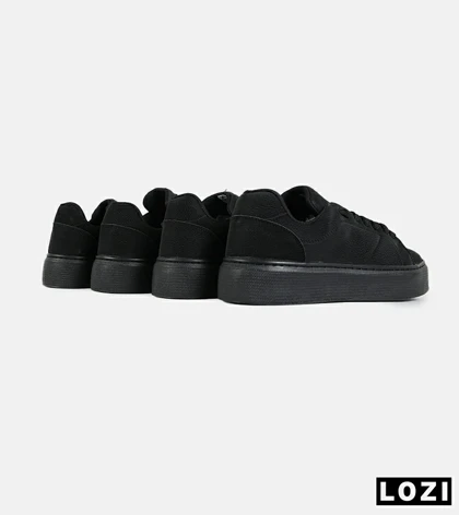 کفش کژوال مردانه چرمی مشکی ZARA مدل 7371