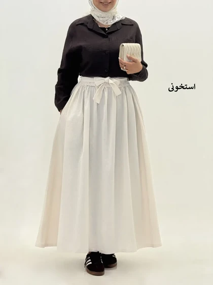 4251 - دامن لینن الا