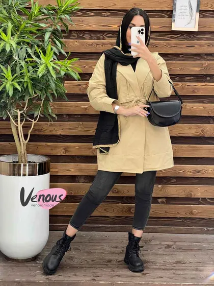 بارانی بالاژیله کمردار