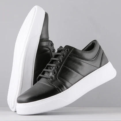 کفش روزمره مردانه چرم یلسان مدل شوان کد 540-GN