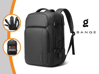 کوله پشتی لپ تاپ 15.6 اینچ بنج BANGE اصل مدل BG-7690 با پورت USB