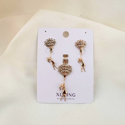 نیم ست دخترک بالون دار ژوپینگ بدون زنجیر