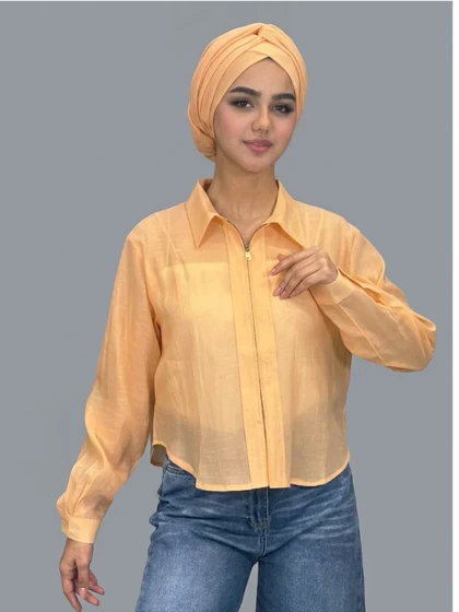 شومیز زیپ‌دار