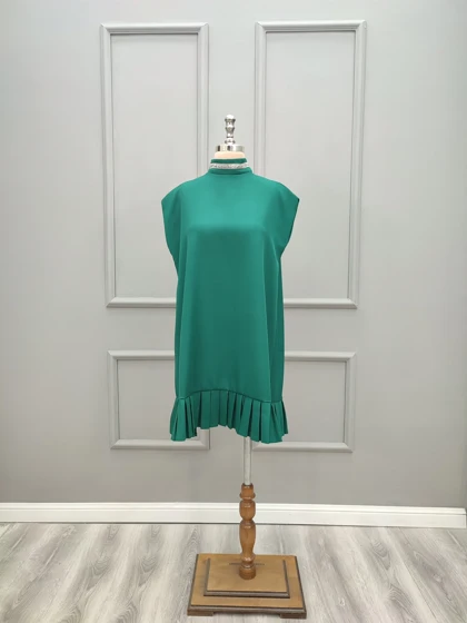 پیراهن کوتاه فری سایز نگین‌دار 2001