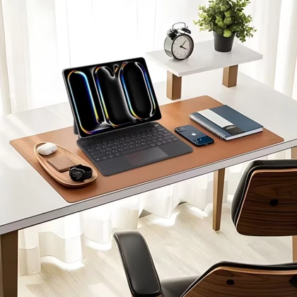 کیبورد آیپد 11PRO لولو مدل LEVELO AEROBOARD SAFFIANO LEATHER WIRELESS KEYBOARD LVLABKP11BK